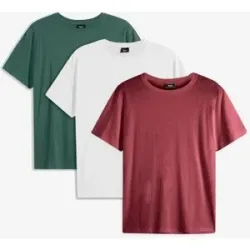 bonprix T-Shirt (3er Pack)rot 64Herren