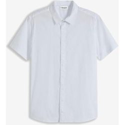 bonprix Stretch-Kurzarmhemd in Slim Fitweiß 45Herren