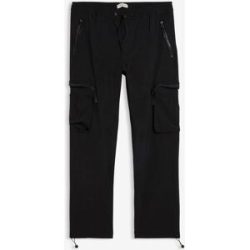 bonprix Regular Fit Cargohose, Straightschwarz 58Herren