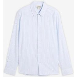 bonprix Langarmhemd aus Baumwolle in Regular Fitblau 37Herren