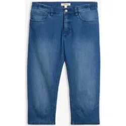 bonprix Leichte 3/4-Jeans mit Dehnbund, Slim Fitblau 42Herren