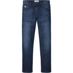 bonprix Classic-Fit-Jeans mit verstärktem Schritt, Taperedblau 58Herren