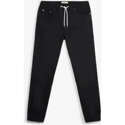 bonprix Regular-Fit Stretch-Schlupfhose, Taperedschwarz 46Herren