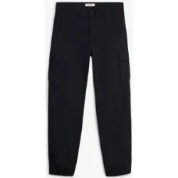 bonprix Regular Fit Stretch-Cargohose, Taperedschwarz 62Herren