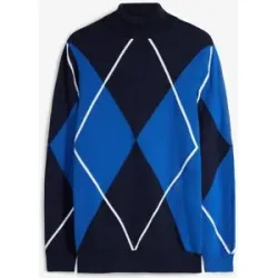 bonprix Rollkragenpullover aus reiner Baumwolleblau 48Herren