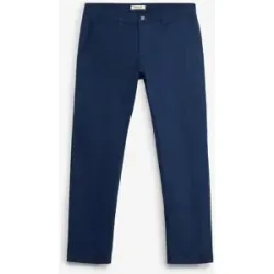 bonprix Relaxed Fit Stretch-Chinohose, Straightblau 60Herren