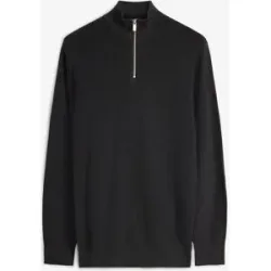 bonprix Troyer aus reiner Baumwollegrau 48Herren