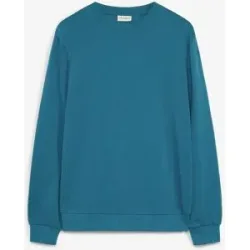 bonprix Sweatshirt in Regular-Fitpetrol 60Herren