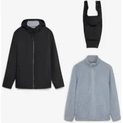 bonprix 3-in-1 Tragejacke für Herren (3-tlg. Set)schwarz 44Herren