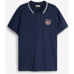 bonprix Poloshirt, Kurzarm aus reiner Bio-Baumwolleblau 60Herren