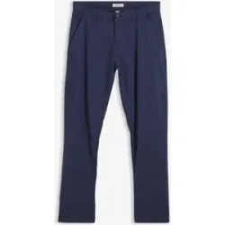bonprix Chinohose aus Leinen-Mix in Regular Fitblau 64Herren