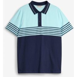 bonprix Poloshirt aus reiner Bio-Baumwolleblau 56Herren