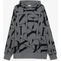 bonprix Kapuzensweatshirt in Loose Fitgrau 64Herren