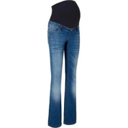 bonprix Umstandsjeans in Kurz-und Langgrößen, Bootcutblau 48Damen