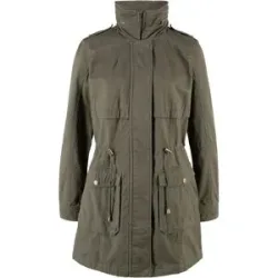 bonprix Baumwoll Parka mit Jerseyfuttergrün 46Damen