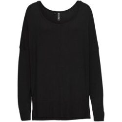 bonprix Oversize-Strickpulloverschwarz 40Damen