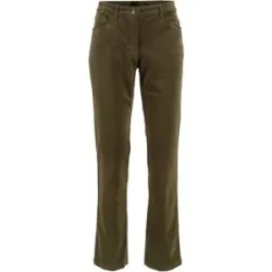 bonprix Cordhose aus elastischem Baumwoll-Mixgrün 54Damen
