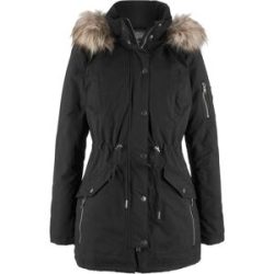 bonprix Warmer Parka, gefüttertschwarz 38Damen