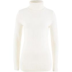 bonprix Rollkragenpullover mit Rollkragen, hüftbedeckende Länge, Slim Fit