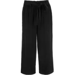 bonprix Culotte aus fließender Viskoseschwarz 48Damen