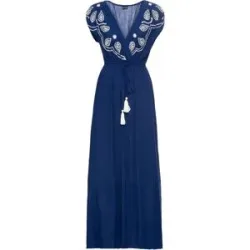 bonprix Maxikleid aus Viskoseblau 42Damen