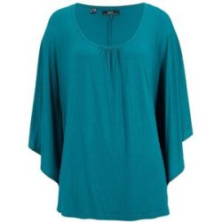 bonprix T-Shirt locker geschnittenes Fledermausshirt, mit Rundhalsausschnitt