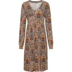 bonprix Jerseykleid für kühle Tage, aus Viskose mit Elasthan, ausgestellte Passform