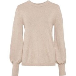 bonprix Strickpullover aus weichem Viskose-Feinstrick, mit Ballon-Ärmeln mit breiten Bündchen