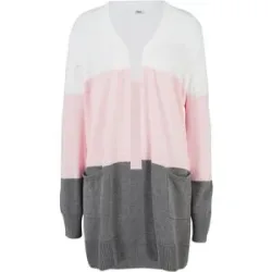 bonprix Weite Strickjacke, Langarmweiß 52Damen