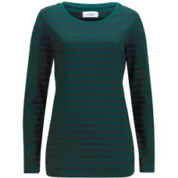 bonprix Langarmshirt mit reiner Bio-Baumwolleschwarz 32Damen