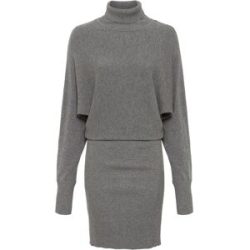 bonprix Strickkleid mit Rollkragen, aus Viskose, Polyamid und Polyester