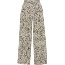 bonprix Bedruckte Palazzo-Hosebeige 40Damen
