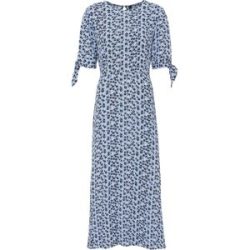 bonprix Midikleid aus reiner Viskoseblau 54Damen