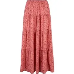 bonprix Maxirock mit Volantsrosa 44Damen