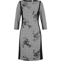 bonprix Etuikleid mit Paillettenstickereischwarz 36Damen