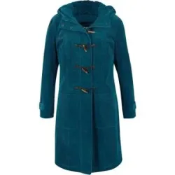 bonprix Gefütterter Cord-Dufflecoatpetrol 44Damen