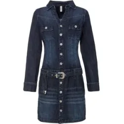 bonprix Jeans Kleid mit Gürtelblau 34Damen