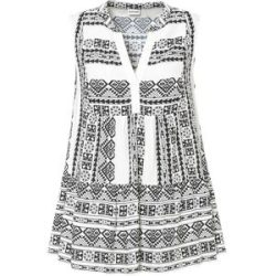 bonprix Blusentop aus softer Viskoseschwarz 36Damen