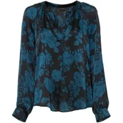 bonprix Tunikabluse aus leichtem Crêpeschwarz 40Damen