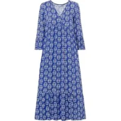 bonprix Kaftan-Kleidblau 38Damen