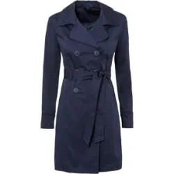 bonprix Trenchcoat mit abnehmbarem Bindegürtel, 2-Reiher