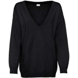 bonprix Strickpullover kuschelweiches Material, Oversize-Passform, V-Ausschnitt
