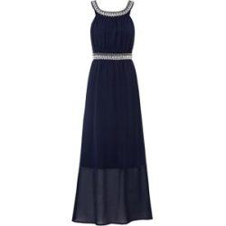bonprix Maxikleid mit Strassstein-Applikationblau 50Damen