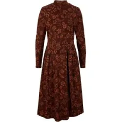 bonprix Jerseykleid mir Druck, langarmbraun 40Damen