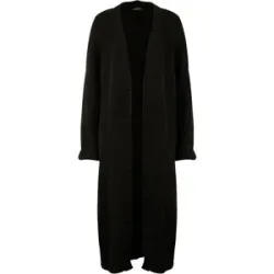 bonprix Strickmantel aus Baumwollmischung, Oversize-Look, Loose fit, unifarben