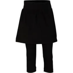 bonprix Capri-Leggings mit Rock aus elastischem Baumwoll-Mixschwarz 48Damen