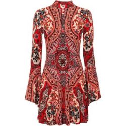 bonprix Jerseykleid für eleganten Look, aus Polyester und Elasthan, mit Stehkragen