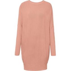 bonprix Longpullover aus Viskose-Mix, mit Langarm, für Wintermode, Oversize Passform