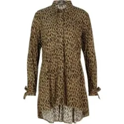 bonprix Vokuhila-Bluse aus fließender Viskoseschwarz 46Damen