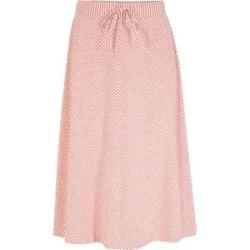 bonprix Jersey-Rock mit Streifen, knieumspielendrosa 48Damen